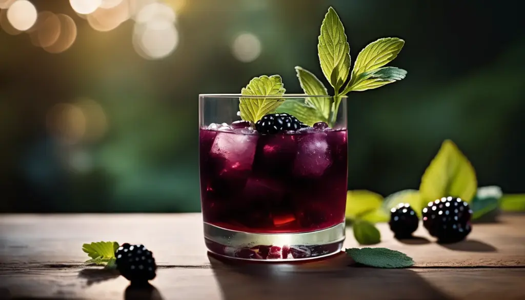 Blackberry Bourbon Sage Smash 5